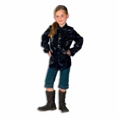 Zwarte hippie verkleedkleding meisjes
