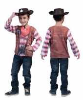 3d cowboy shirt voor kinderen