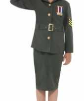 Groen soldaten uniform voor meisjes