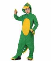 Groene dinosaurus rex verkleedkleding voor jongens