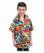 Hawaii feestkleding shirt kinderen