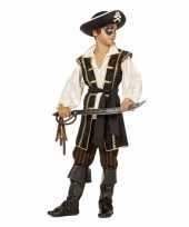 Jack piraat verkleedkleding bruin voor jongens