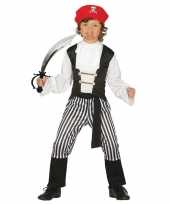 Verkleed piraten verkleedkleding voor kinderen maat 110 116 met zwaard