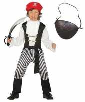 Verkleed piraten verkleedkleding voor kinderen maat 110 116