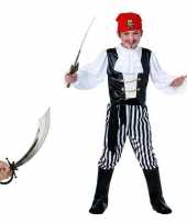 Verkleed piraten verkleedkleding voor kinderen maat m met zwaard 10103389