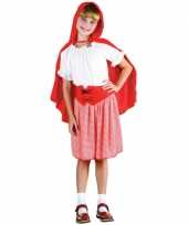 Voordelig roodkapje verkleedkleding voor meisjes
