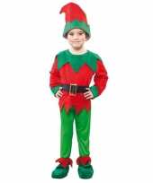 Voordelige kerst elf verkleedkleding voor een kind